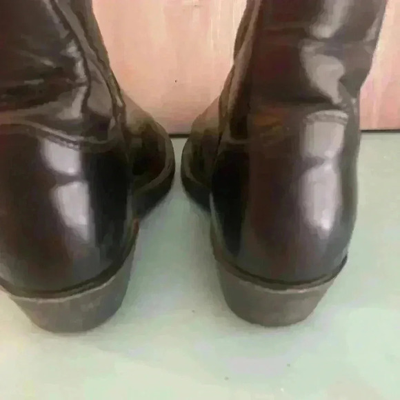 JUSTIN TOBIAS 12" WESTERN Cowboy Boot Wide Width Size 8.5 EE Style 3040 Workboot - Picture 11 of 12